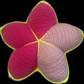 Diamond 5 Point Star Pillow - Trim Glow