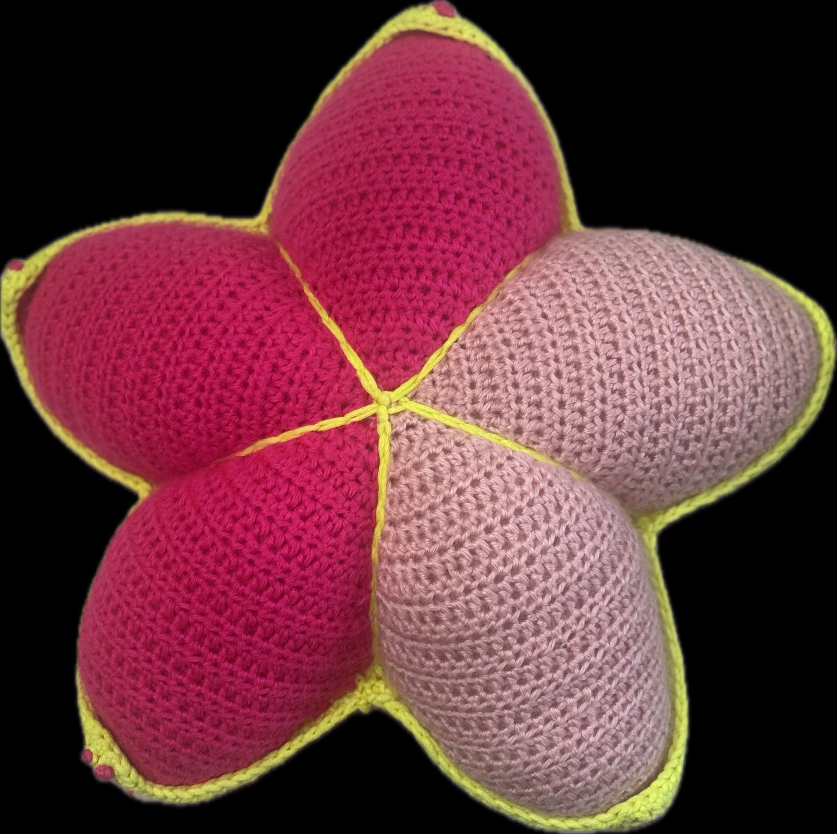 Diamond 5 Point Star Pillow - Trim Glow